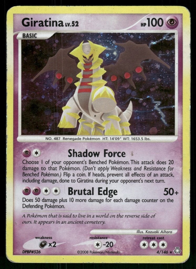 Giratina 4/146 - Legends Awakened, Envoi, Utilisé