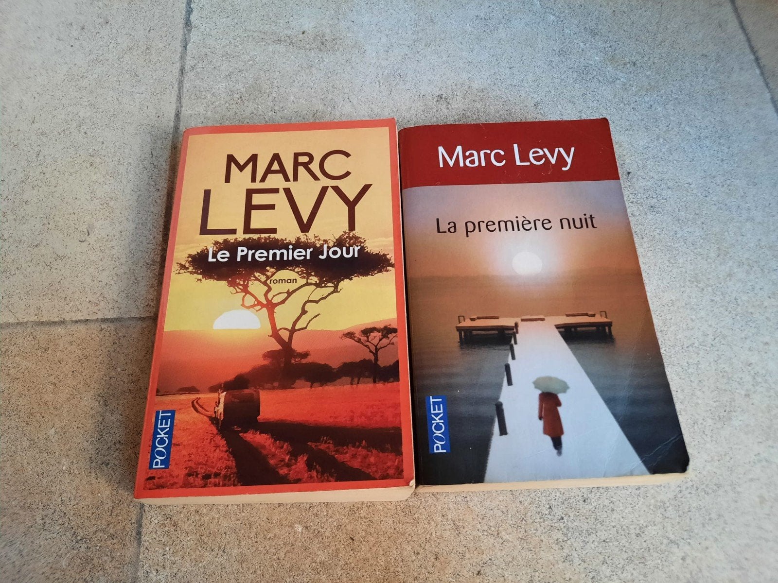 MARC LEVY - LE PREMIER JOUR & La première soirée, Livres, Enlèvement ou Envoi, Utilisé, MARC LEVY