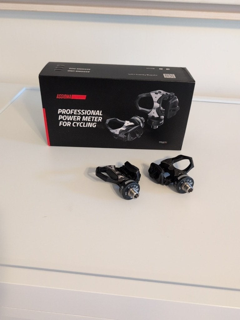 Favero Assioma Duo Vermogensmeter Pedalen (Als Nieuw) + Doos, Ophalen of Verzenden, Zo goed als nieuw