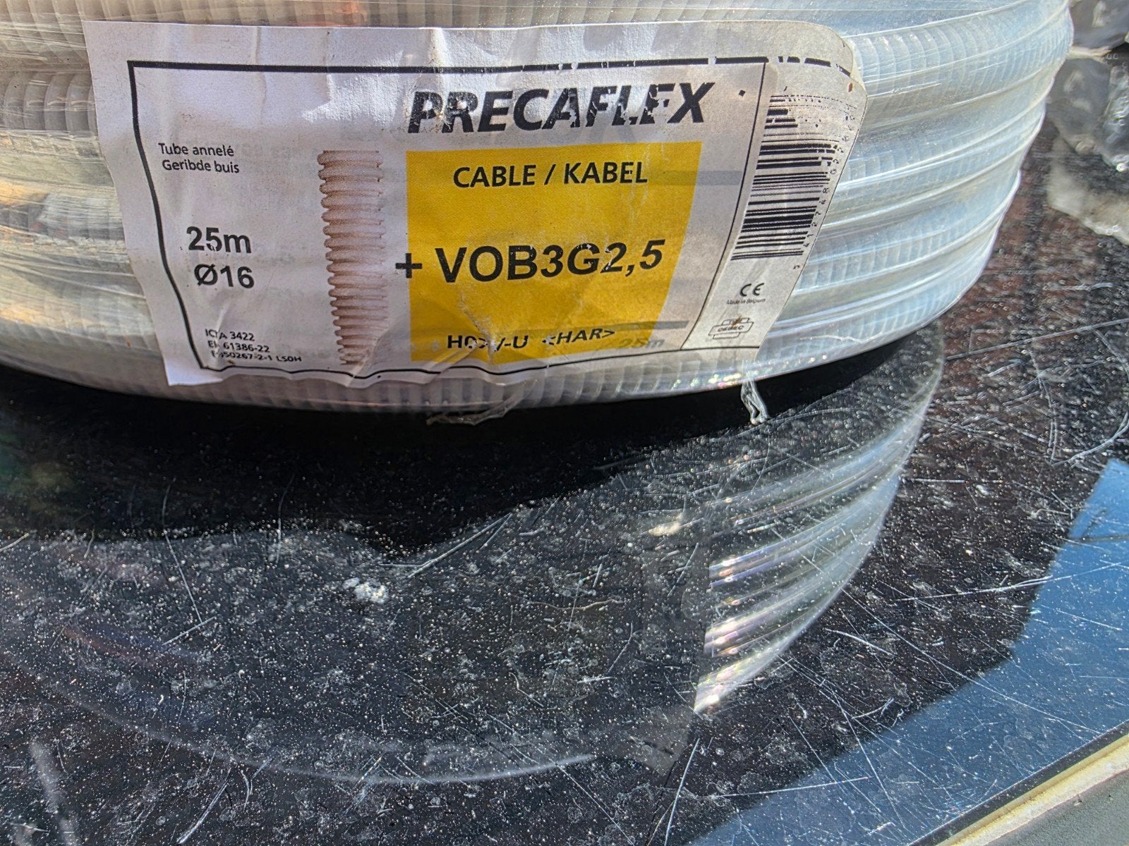 tube précablé 3g2,5, Doe-het-zelf en Bouw, Ophalen of Verzenden, Precaflex