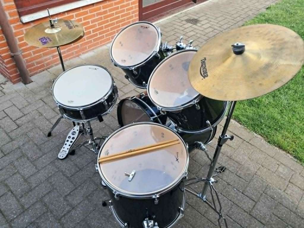 drumstel  basix, Muziek en Instrumenten, Drumstellen en Slagwerk, Ophalen, Gebruikt, Overige merken