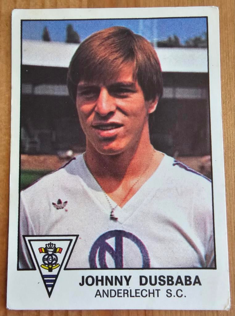 Panini Football 78 #6 Johnny Dusbaba SC Anderlecht Football , Enlèvement ou Envoi, Comme neuf, Autocollant