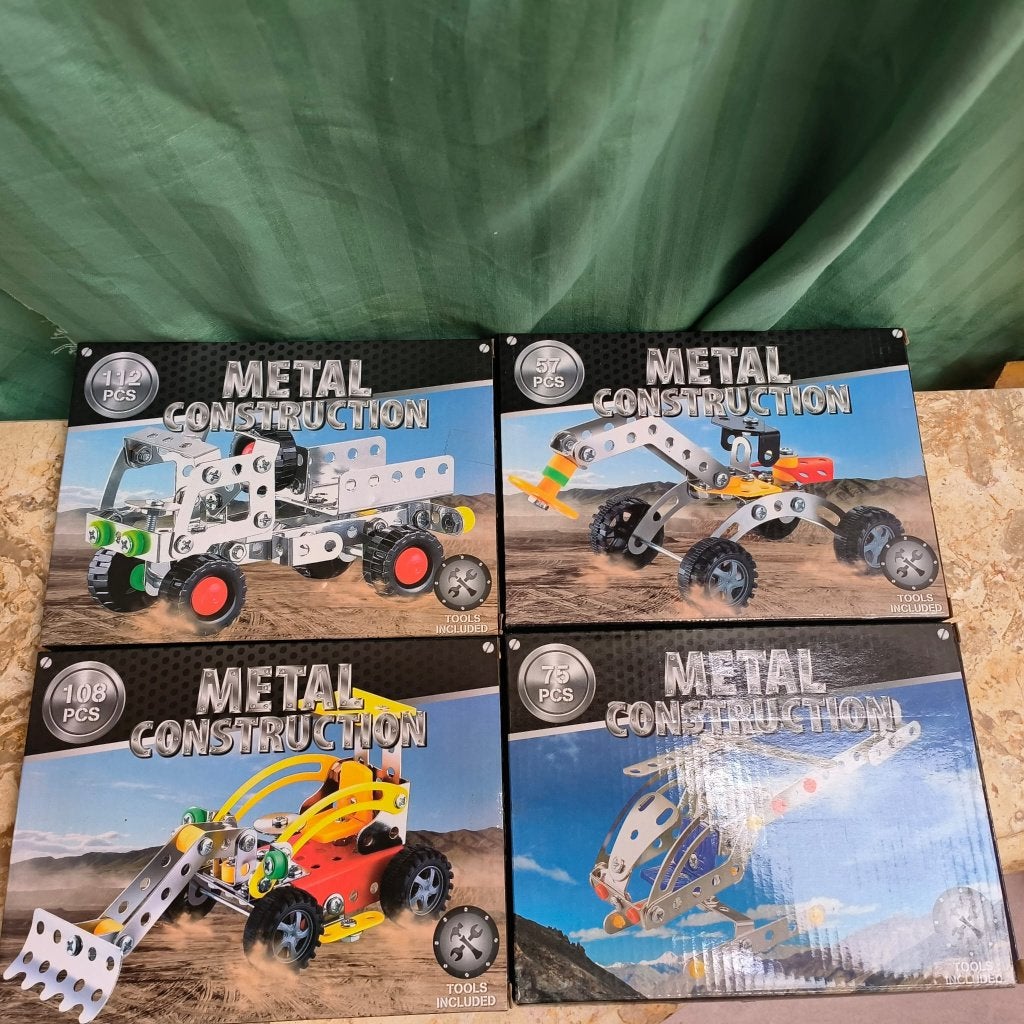 4 Bouwdozen van Metal Construction, Hobby & Loisirs créatifs, Modélisme | Autre, Neuf, Enlèvement ou Envoi