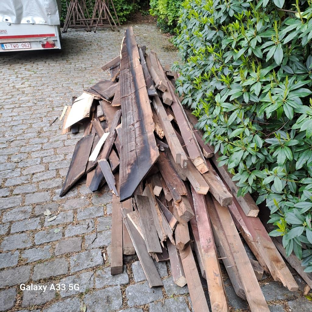 Gratis brandhout, Tuin en Terras, Ophalen of Verzenden