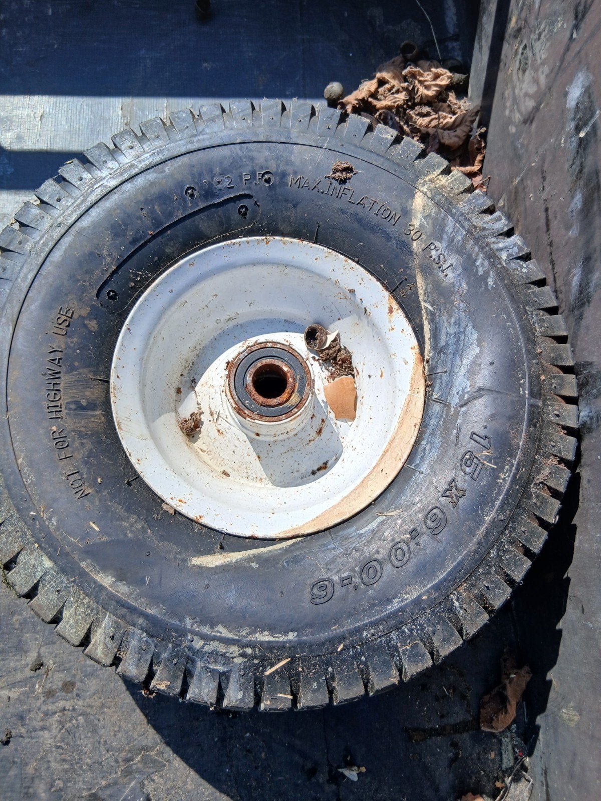 2 sangles pour tracteur de pelouse, Enlèvement