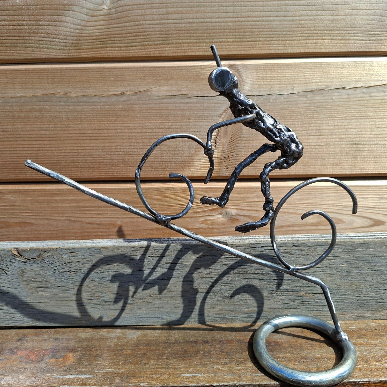 De eenzame fietser Lucien Van Impe, Ophalen, Object, Handgemaakt, Metaal