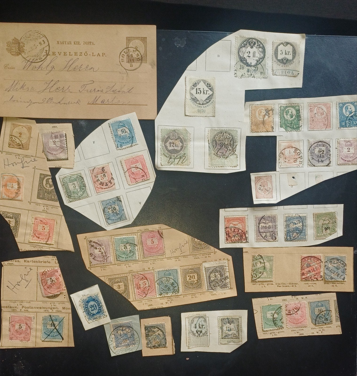 Ancienne timbres Hongrie, Enlèvement
