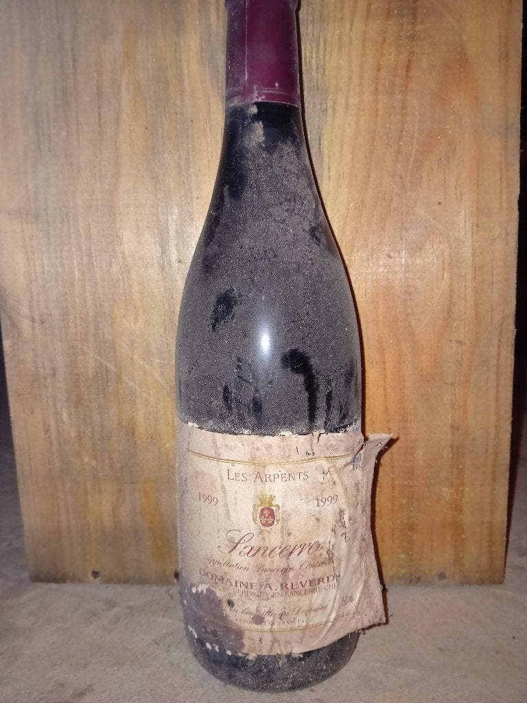Vin rouge Les Arpents Domaine Reverdy Sancerre 1999, Enlèvement, Vin rouge, Pleine