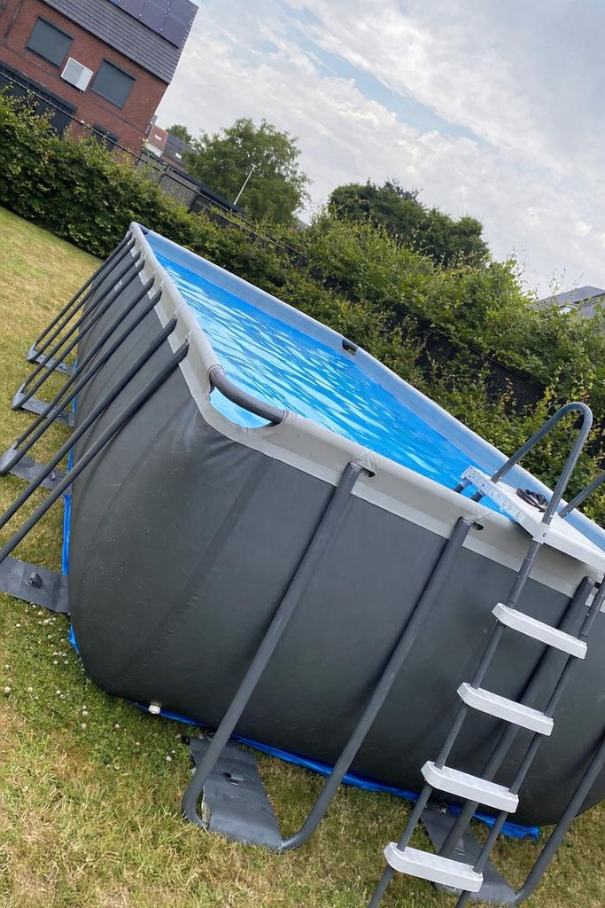 Intex Zwembad, Tuin en Terras, 200 tot 300 cm, Zo goed als nieuw, Rechthoekig, Ophalen