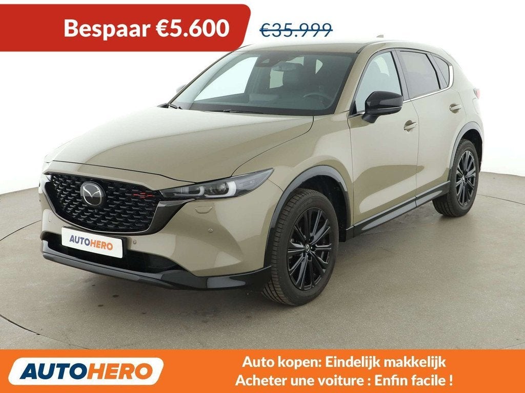 Mazda CX-5 2.0 SKYACTIV-G Mild-Hybrid Homura 2WD (bj 2024), 1998 cc, Gebruikt, Adaptive Cruise Control, Geel