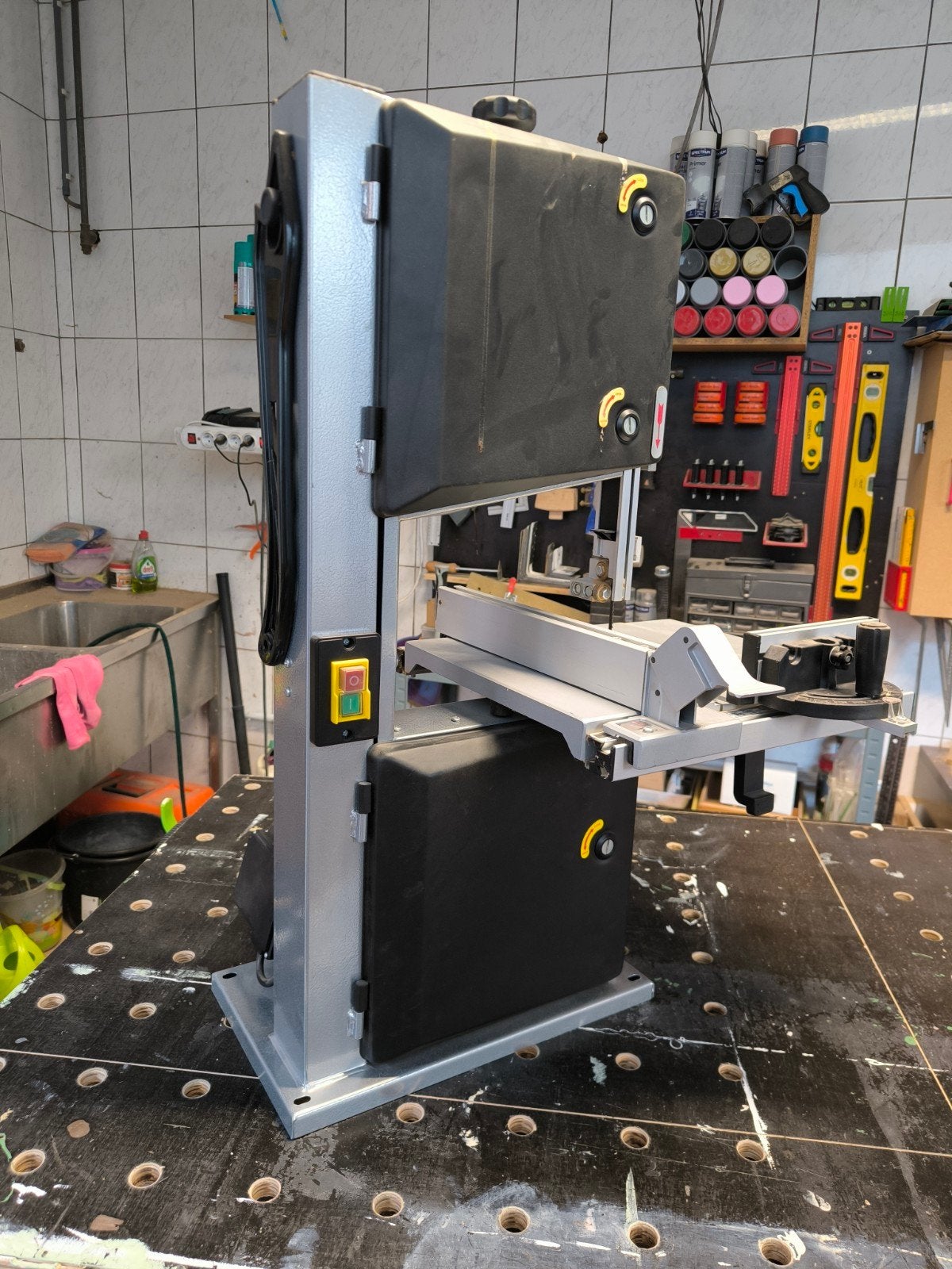 Bandzaagmachine, Ophalen