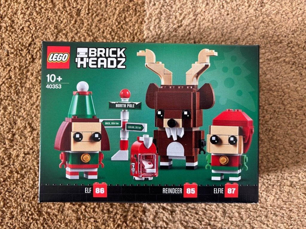 LEGO BrickHeadz 40353 Le renne, l'elfe et l'elfe - MISB, Neuf, BrickHeadz, Lego, Ensemble complet