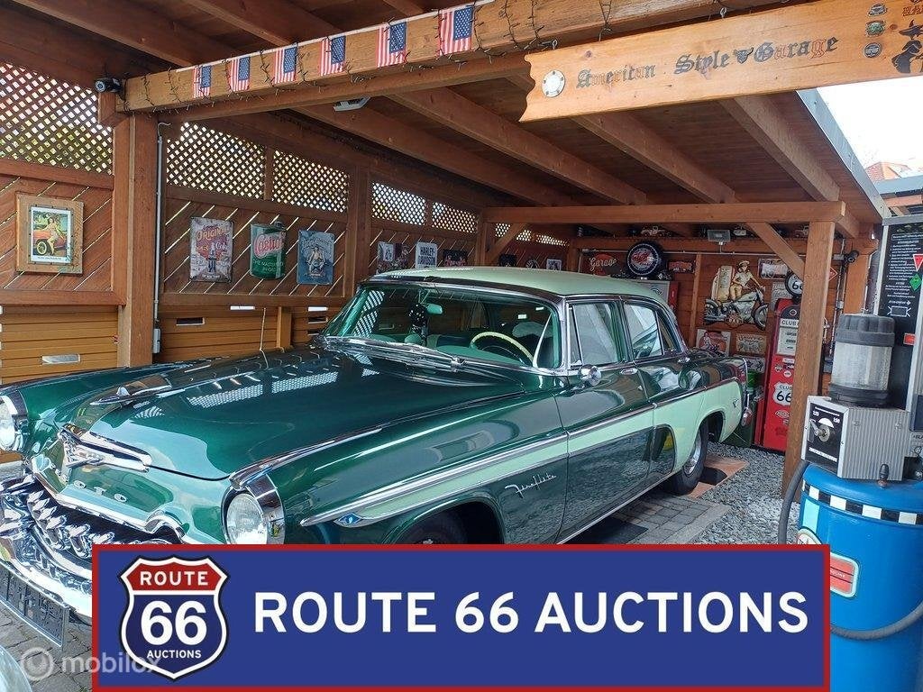 DeSoto Fireflite | 1955 | Route 66 Auctions, Auto's, Overige merken, Zwart, Bedrijf, Handgeschakeld