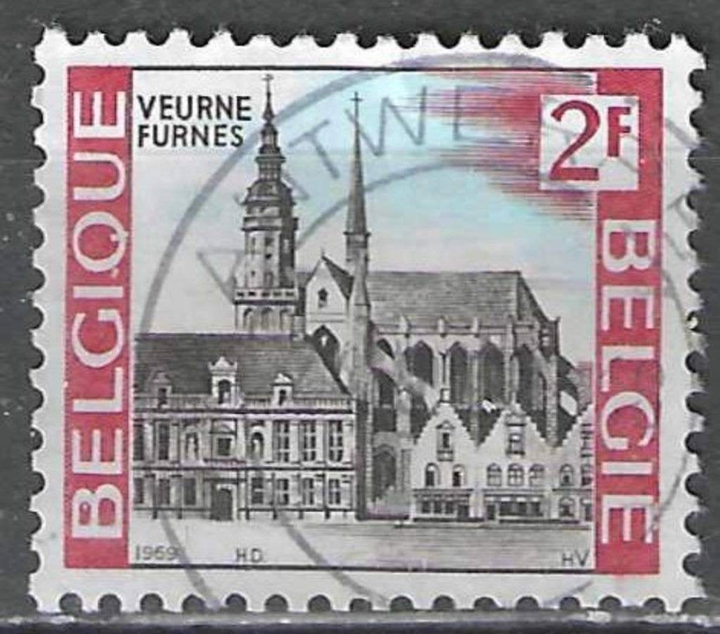 Belgie 1969 - Yvert/OBP 1503 - Toerisme - Veurne (ST), Postzegels en Munten, Postzegels | Europa | België, Verzenden, Gestempeld