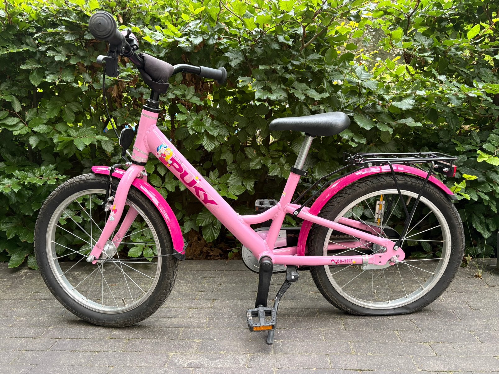 PUKY fiets Youke 18 rozé, Ophalen, Gebruikt, Terugtraprem, 16 tot 20 inch