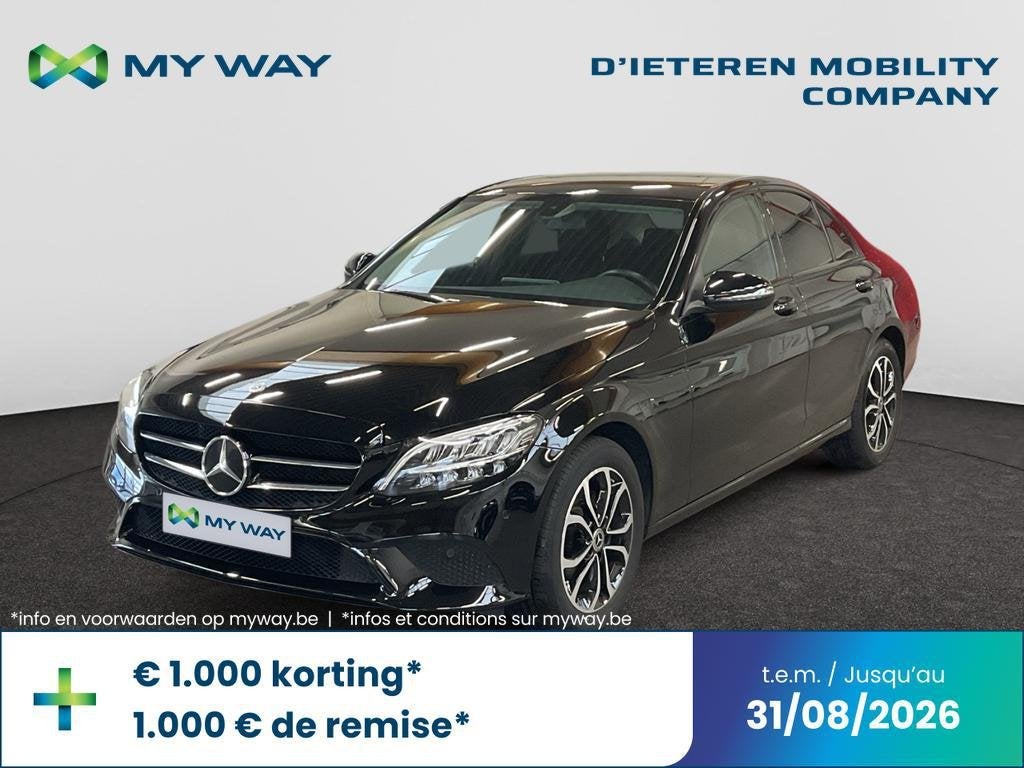 Mercedes-benz Classe C (W205) C 180, Auto's, Automaat, Airbags, 140 g/km, Zwart