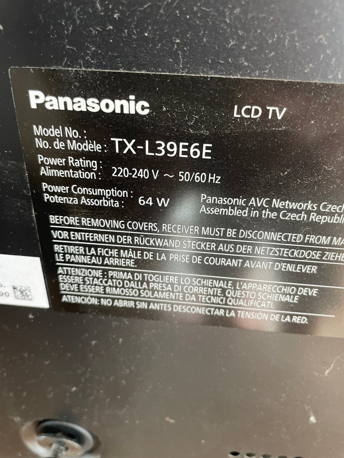 Tv, Enlèvement, Comme neuf, Panasonic