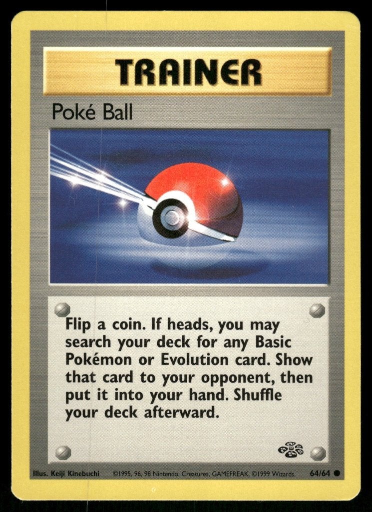 Poké Ball 64/64 - Jungle (NM), Hobby en Vrije tijd, Verzenden, Gebruikt