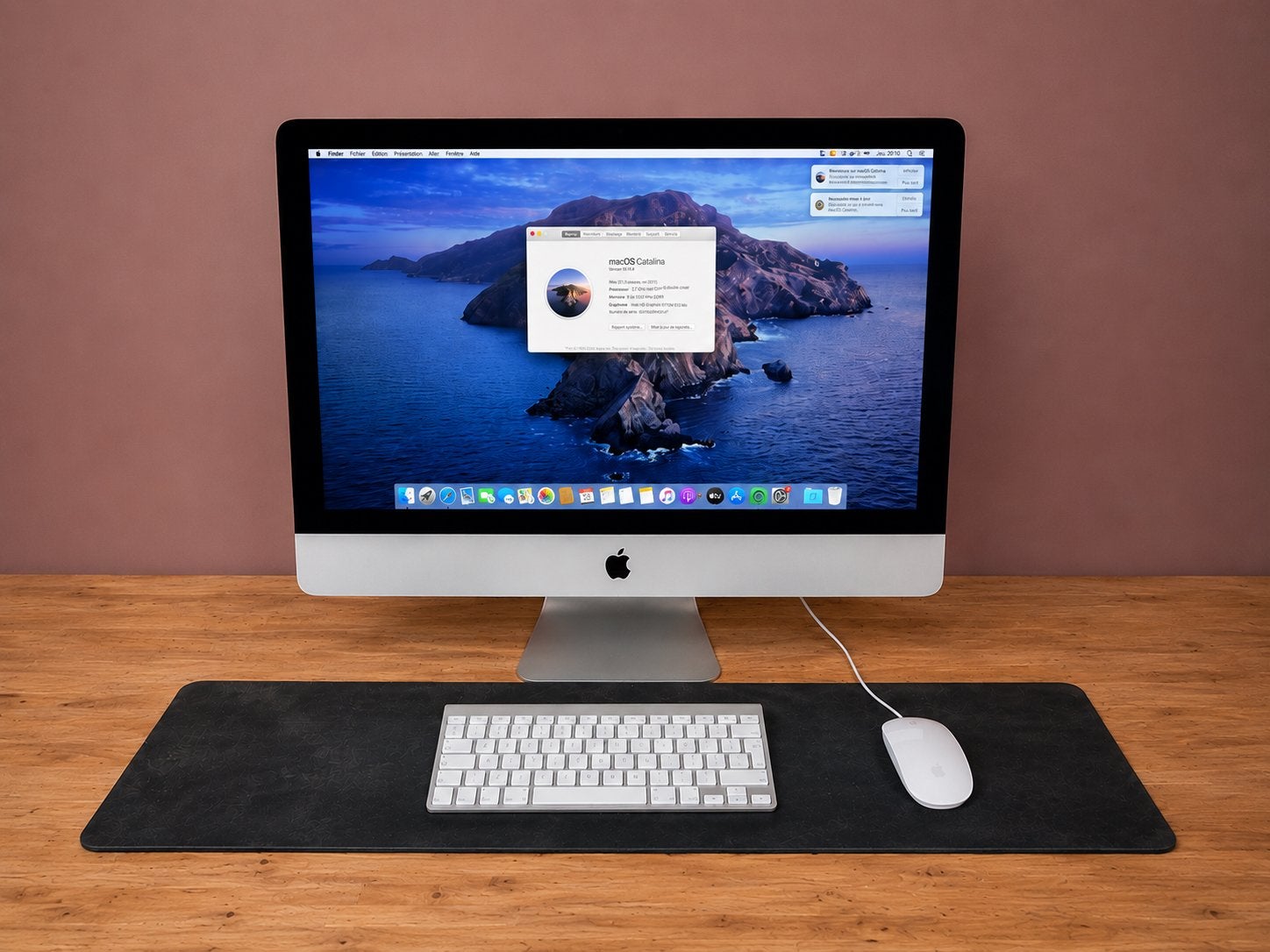 Imac 21,5 pouces clavier + souris, Computers en Software, Apple Desktops, Ophalen, Zo goed als nieuw, IMac