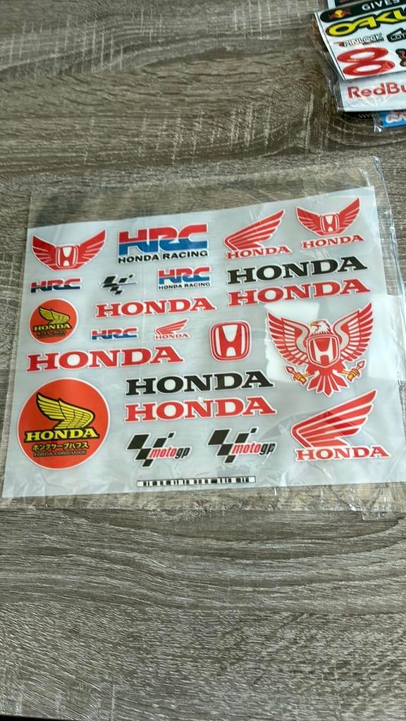 Honda stickers, Ophalen of Verzenden, Nieuw, Meerdere stickers