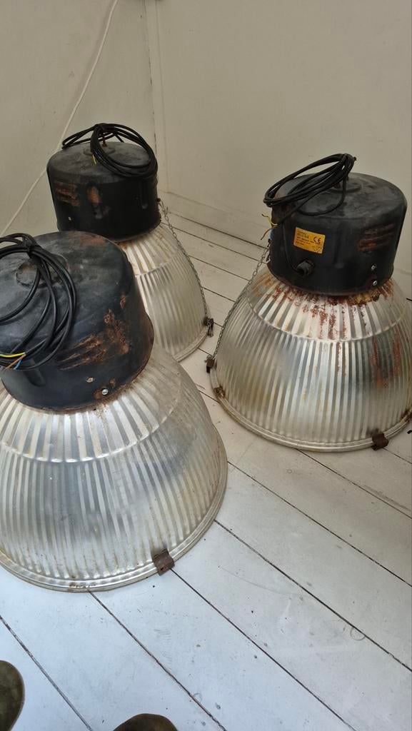 Lampes suspendues industrielles vintage., Enlèvement