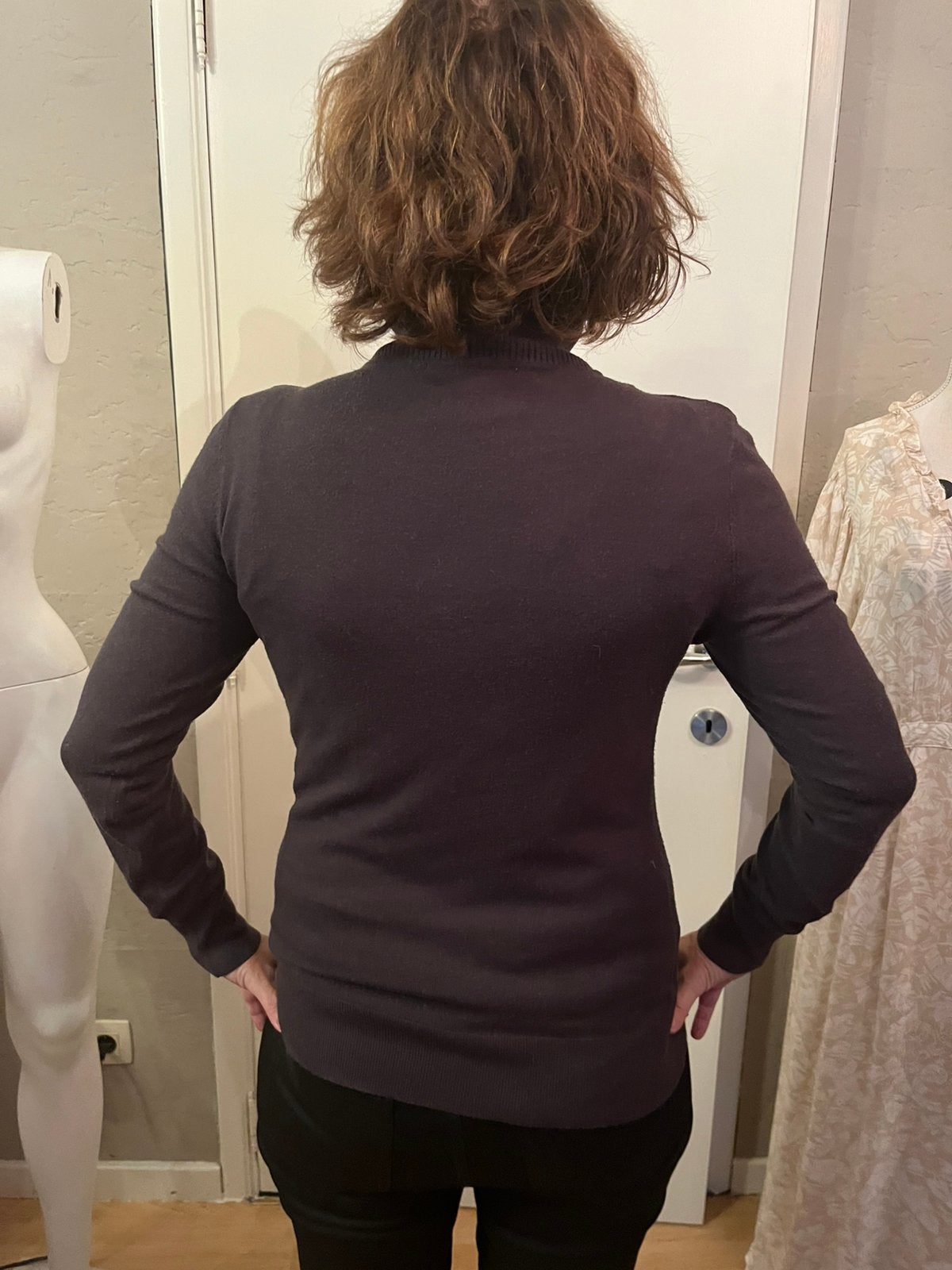 Kwaliteitsvolle coltrui  van Melvin maat 40, Kleding | Dames, Ophalen of Verzenden, Zo goed als nieuw, Maat 38/40 (M), Grijs