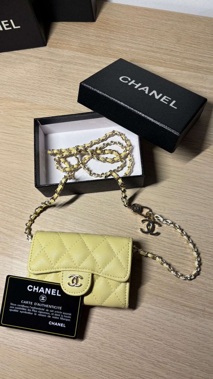Mini sac cc yellow pastel, Enlèvement ou Envoi, Neuf, Jaune