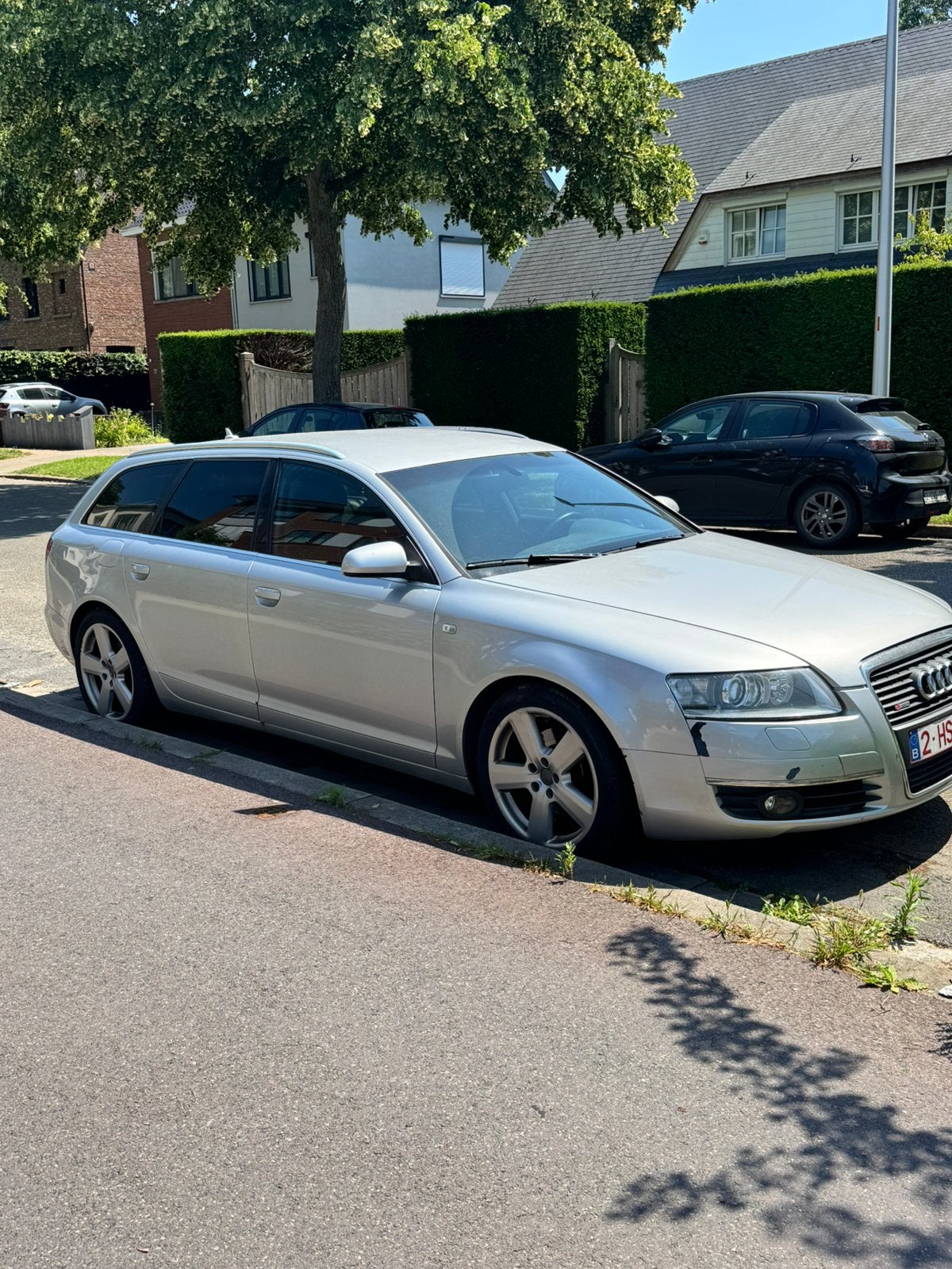 Audi A6 2.0 TDI 3x S-line turbo kapot, Auto's, Audi, Particulier, A6, Navigatiesysteem, Euro 4, Zwart, Ophalen