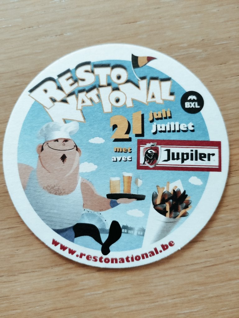 Bierviltje Jupiler R/V, Verzamelen, Biermerken, Ophalen of Verzenden, Zo goed als nieuw, Viltje(s), Jupiler