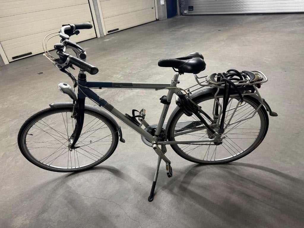 Gazelle Lite Line Hybrid herenfiets - als nieuw, Fietsen en Brommers, Ophalen, Versnellingen, Zo goed als nieuw, Schijfrem