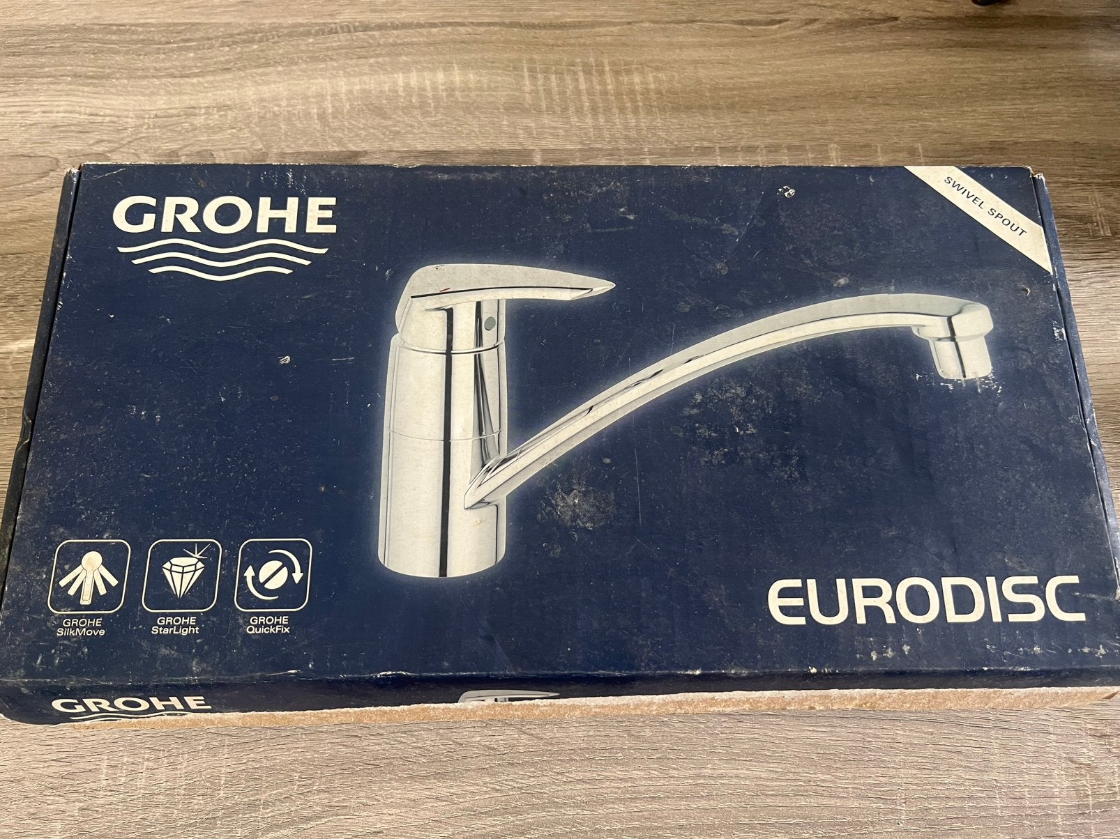 Mitigeur GROHE EURODISC, Enlèvement ou Envoi, Neuf, Chrome, Autres types