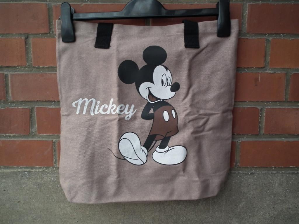 Sac en tissu 100%ù coton (Disney Mickey) 38x38 cm, Envoi, Neuf, Beige, Autres types