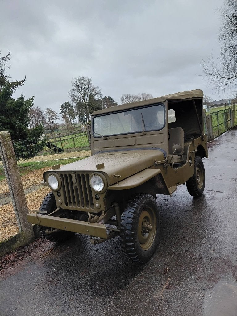Willys cj 3a 1952, Auto's, Jeep, Overige bekleding, Bruin, Handgeschakeld