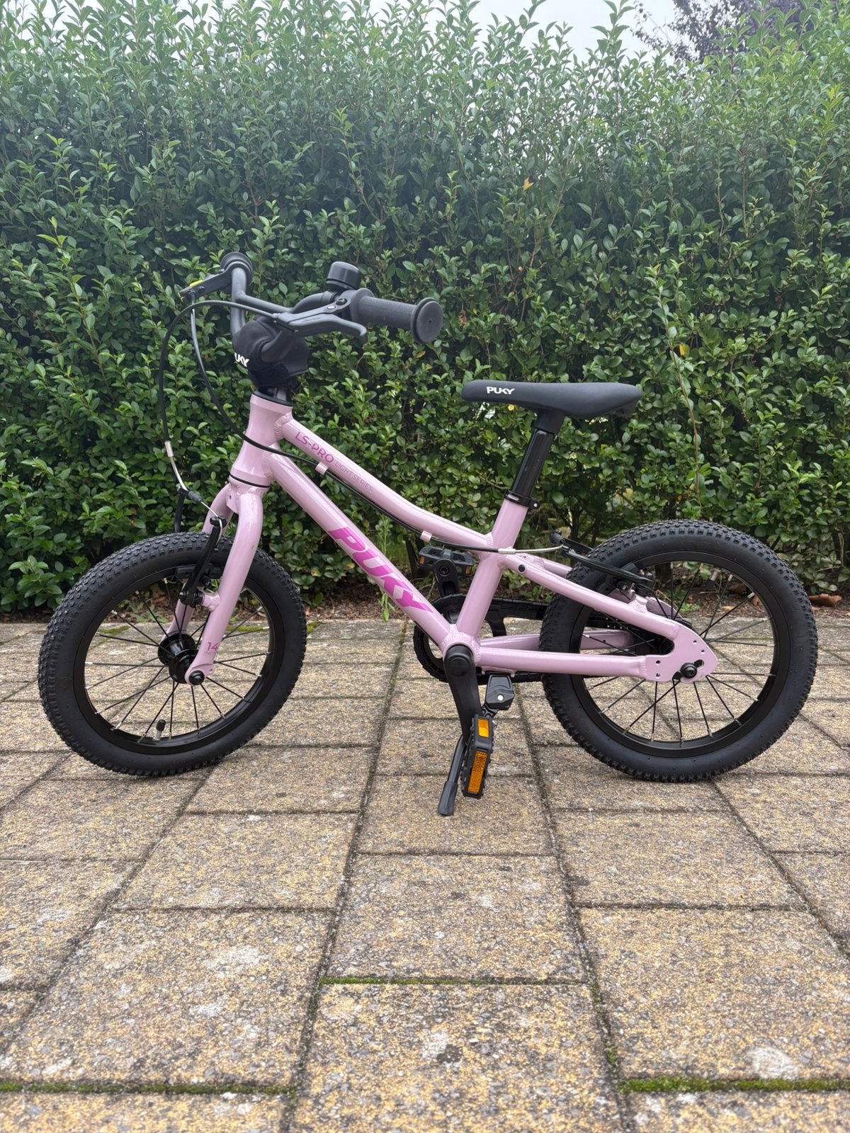 Puky Aluminium Kinderfiets LsPro 14 inch roze, Ophalen, Zo goed als nieuw, Velgrem, Minder dan 16 inch