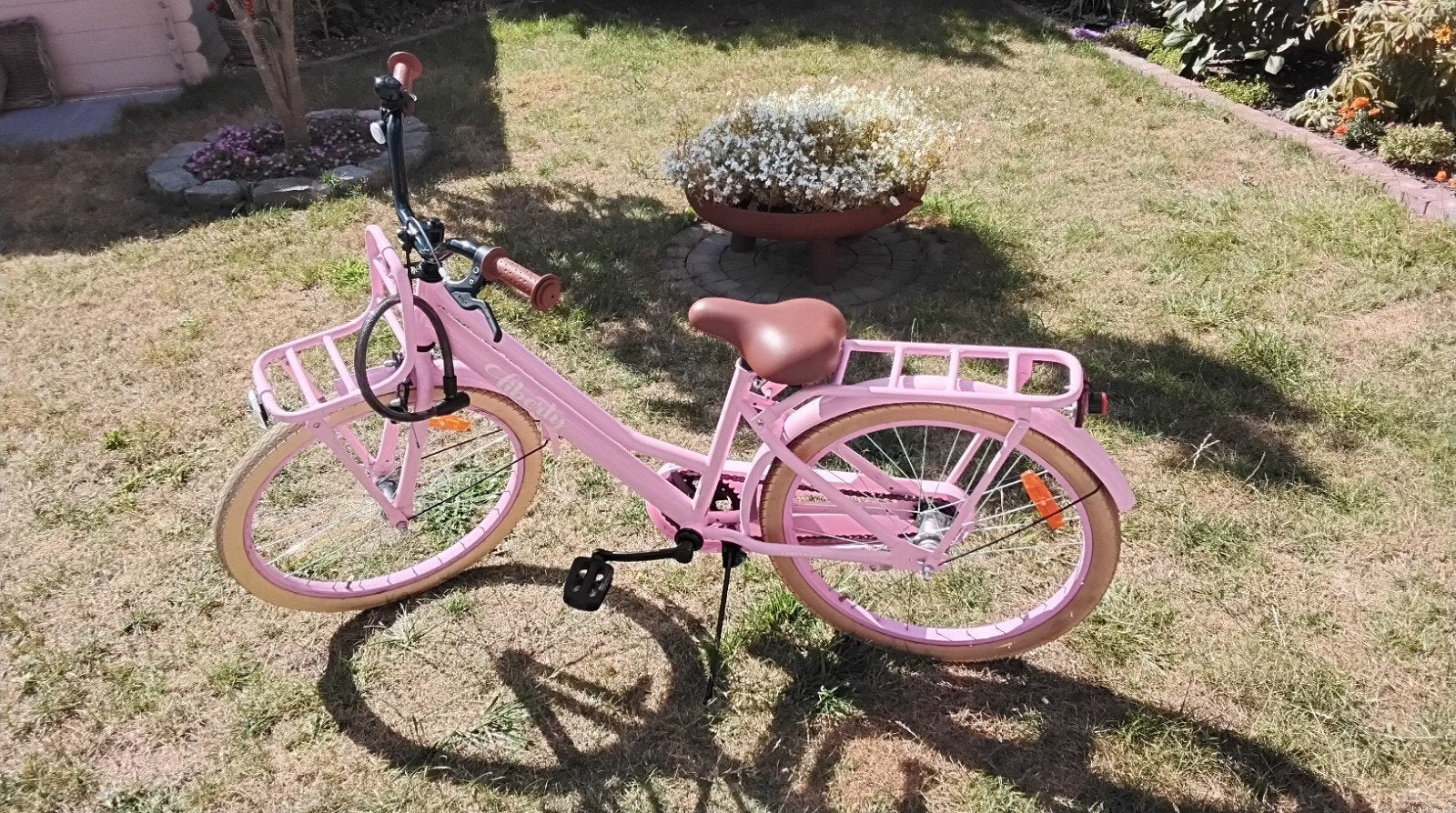 fiets, 22 inch, Fietsen en Brommers, Fietsen | Meisjes, Ophalen, Terugtraprem, 22 inch, Handrem