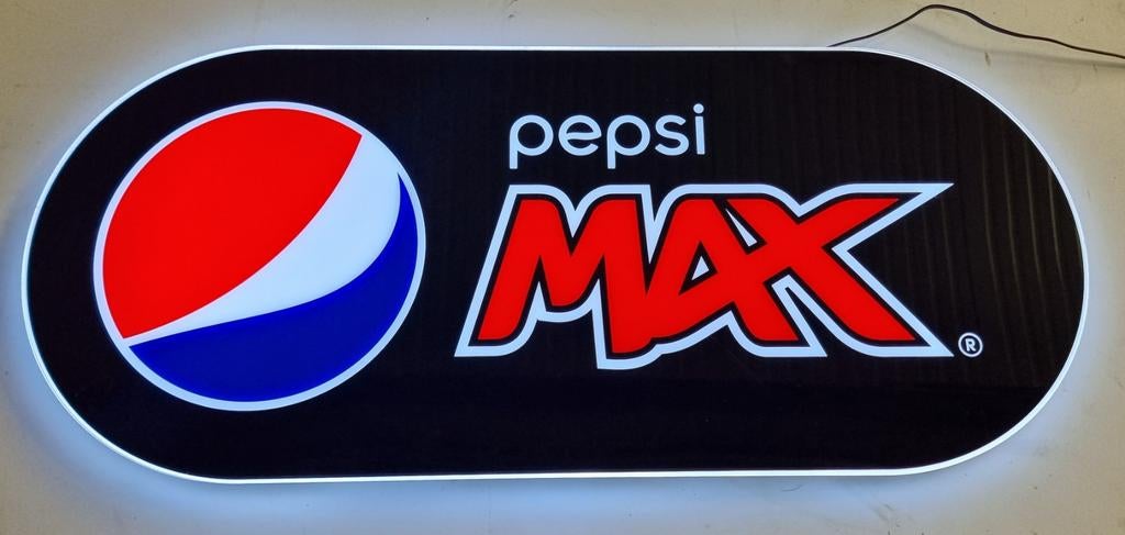 Led reclame Pepsi Max, Ophalen of Verzenden, Reclamebord