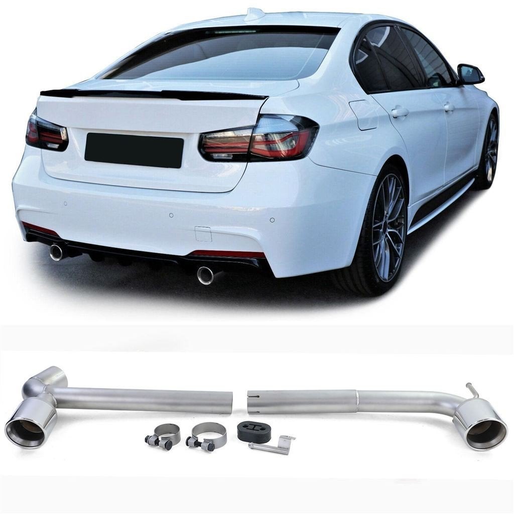 Sport Uitlaat Bmw 4 serie F30 F31 F32 F33 F36 M Pakket 318 3, Verzenden
