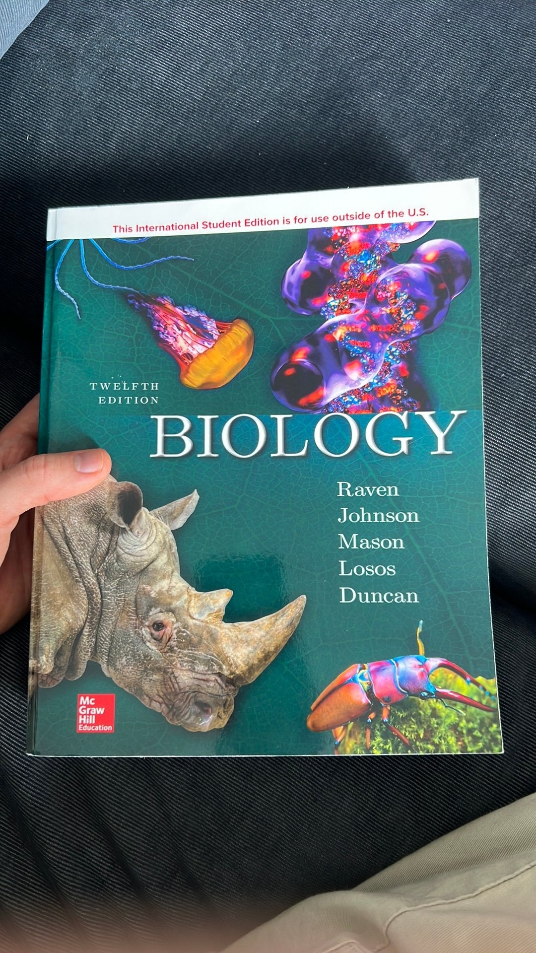 Biology McGraw Hill Raven Johnson Mason Losos Duncan, Boeken, Ophalen, Zo goed als nieuw, Biologie