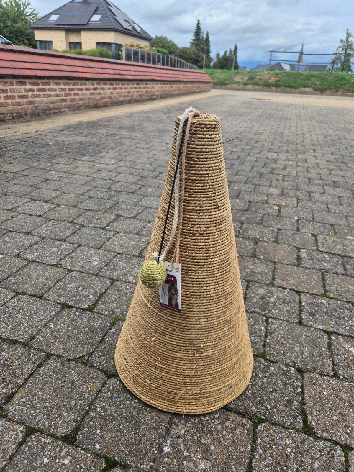 Nouveau cornet de crabe flamant rose avec boule à jouets (ne, Enlèvement ou Envoi, Neuf, Griffoir
