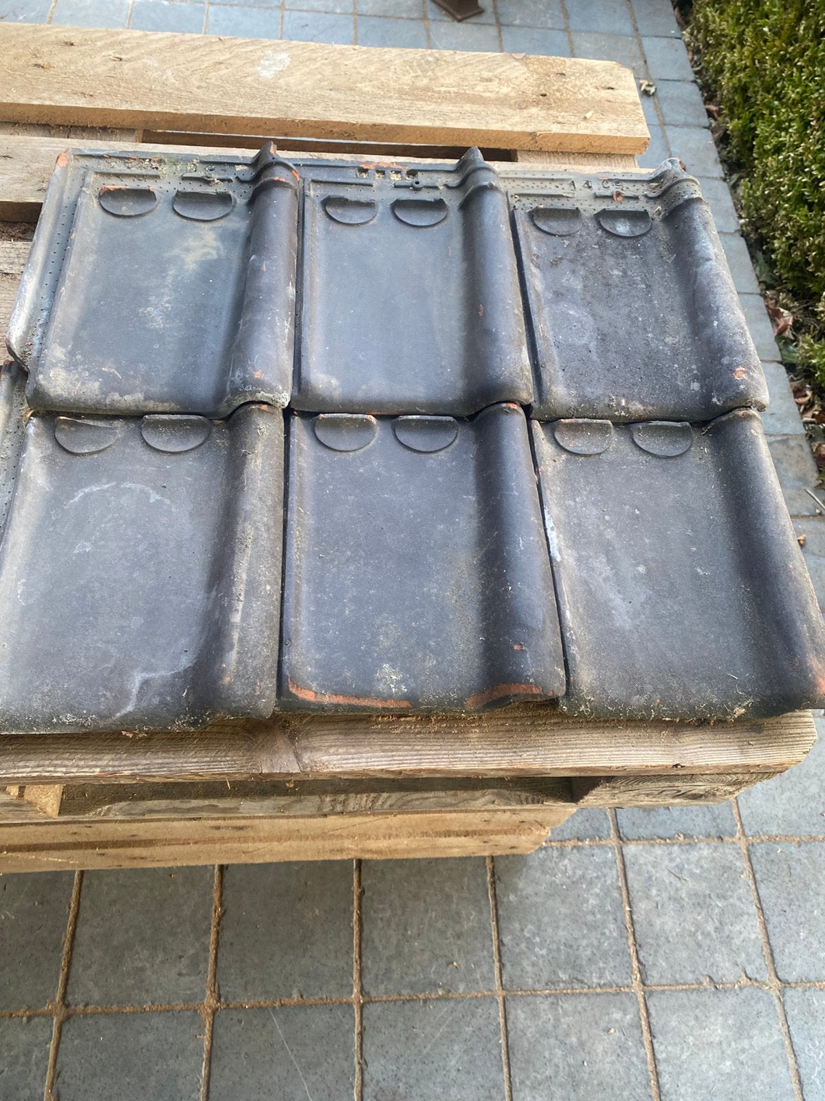 Dakpannen Pottelberg +1800 stuks, Doe-het-zelf en Bouw, Ophalen, Gebruikt, Overige kleuren, Dakpannen