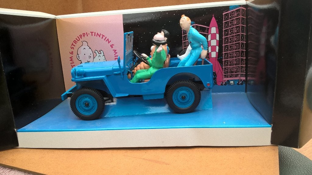 Tintin - Objectif Lune - grandes figurines, Enlèvement ou Envoi, Utilisé, Herge