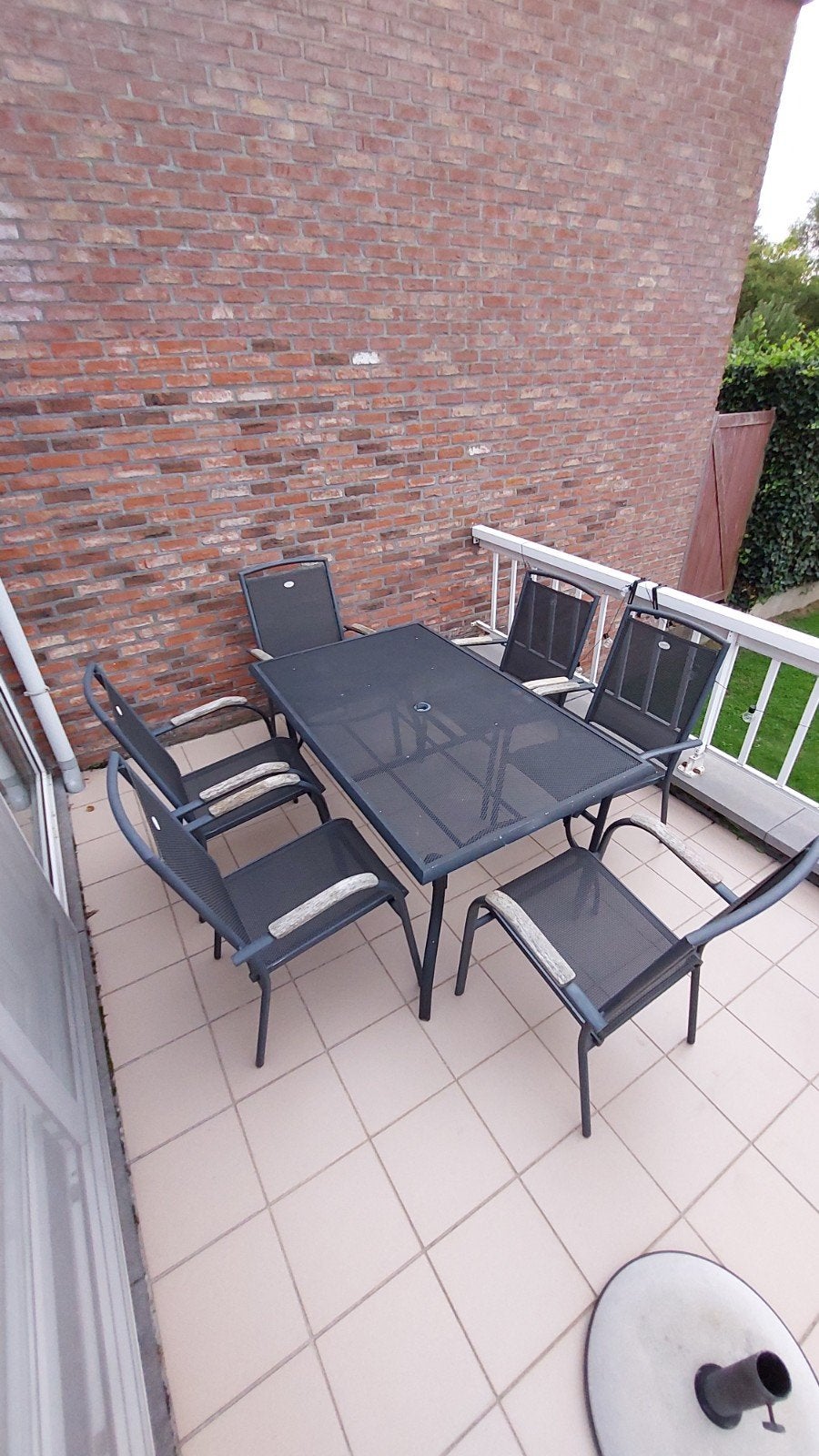 Ensemble de table de jardin avec 6 chaises, Jardin & Terrasse, Table à dinner, Salons de jardin, Aluminium, Enlèvement