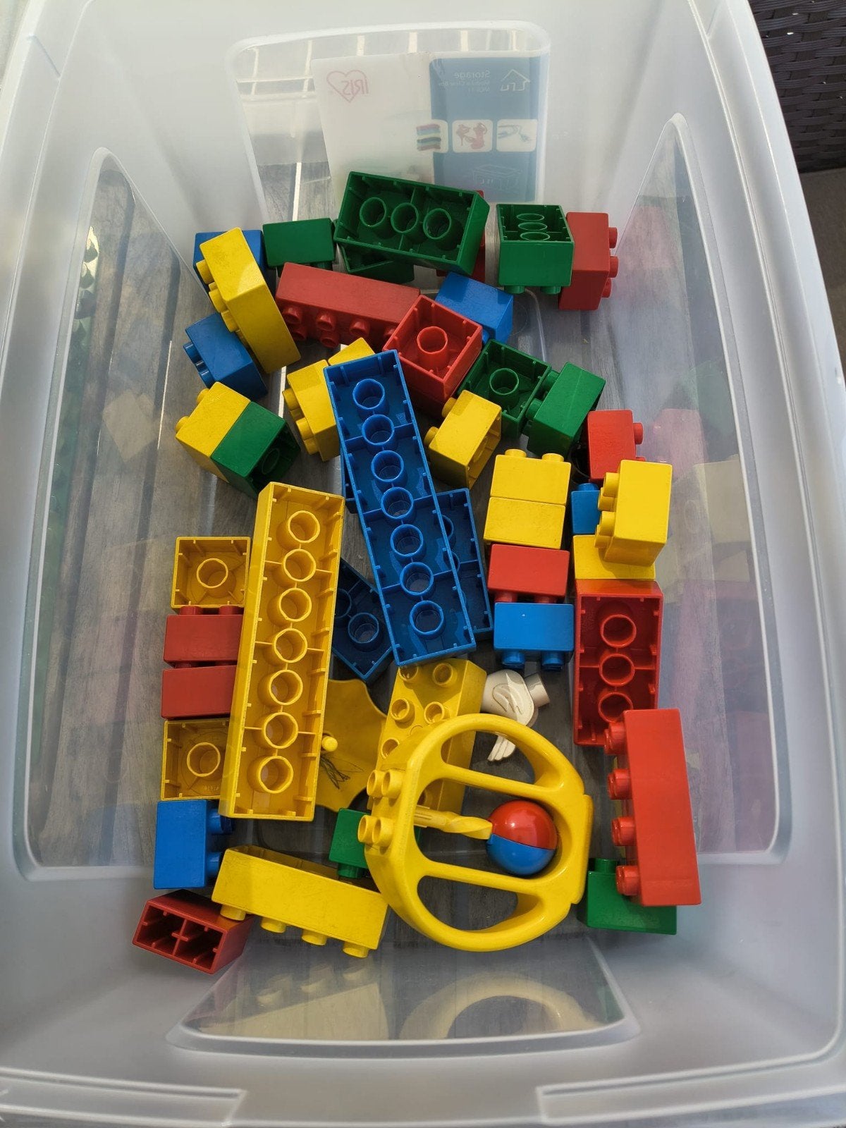 Duplo blokken, Ophalen