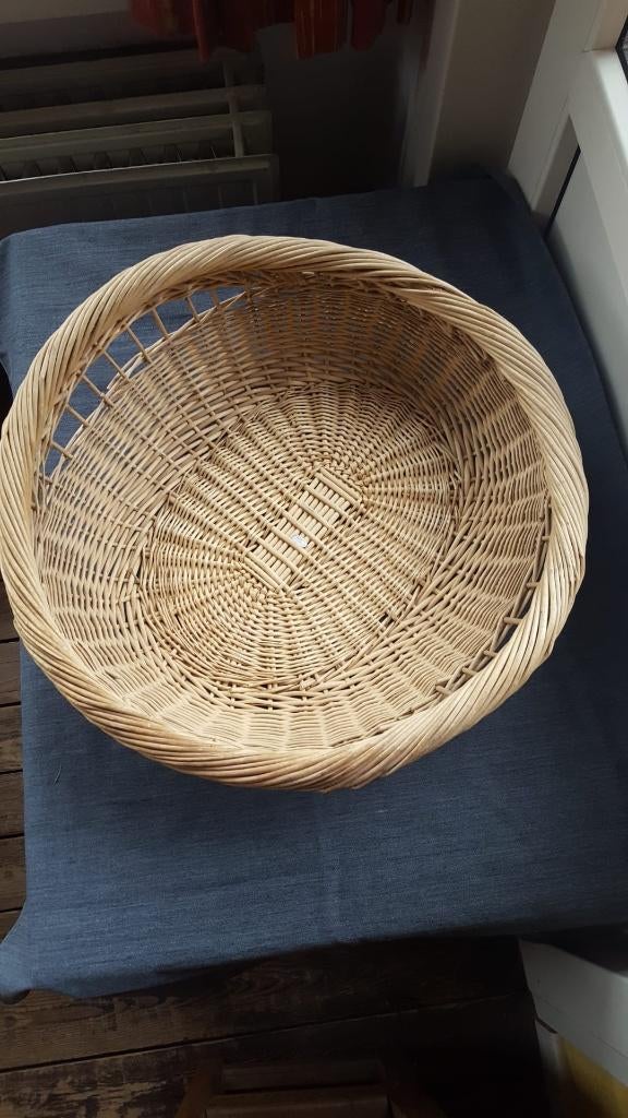 Nieuwe prijs!!! Decoratieve, ronde, rieten mand, Maison & Meubles, Accessoires pour la Maison | Plataux & Paniers, Panier, Enlèvement