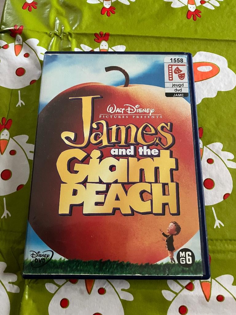 Disney dvd - James and the giant peach, Cd's en Dvd's, Ophalen of Verzenden