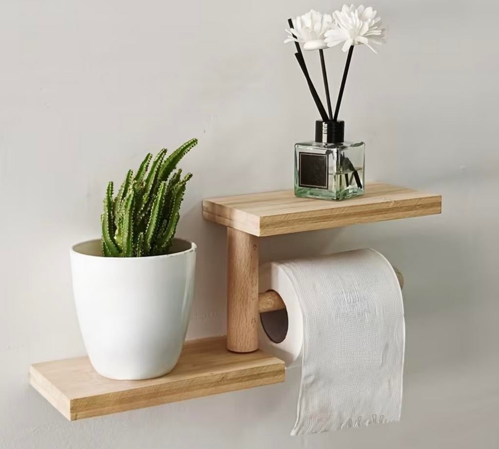 Toiletrolhouder - met legplanken, Huis en Inrichting, Ophalen of Verzenden, Nieuw