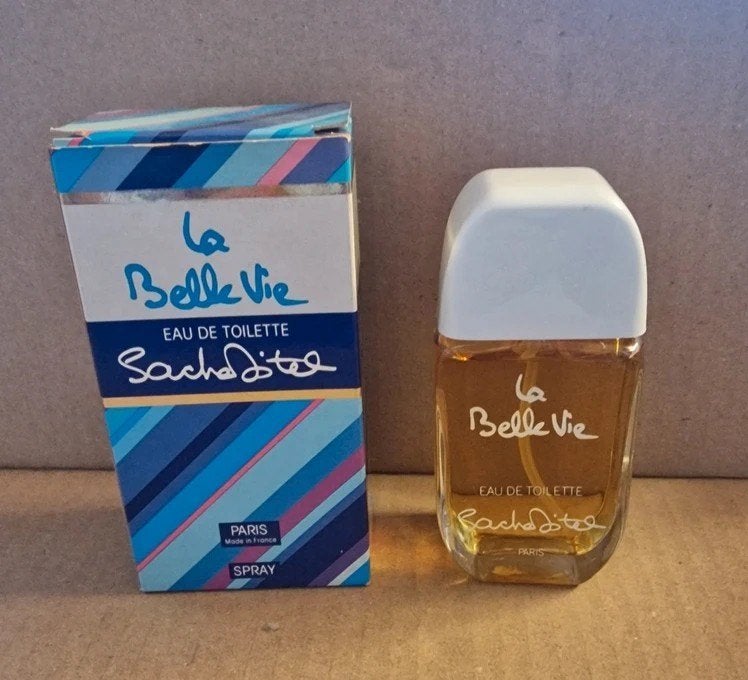 Rare Parfum la belle vie EDT Sacha Distel Paris pleine, Collections, Parfums, Envoi, Neuf, Bouteille de parfum, Plein