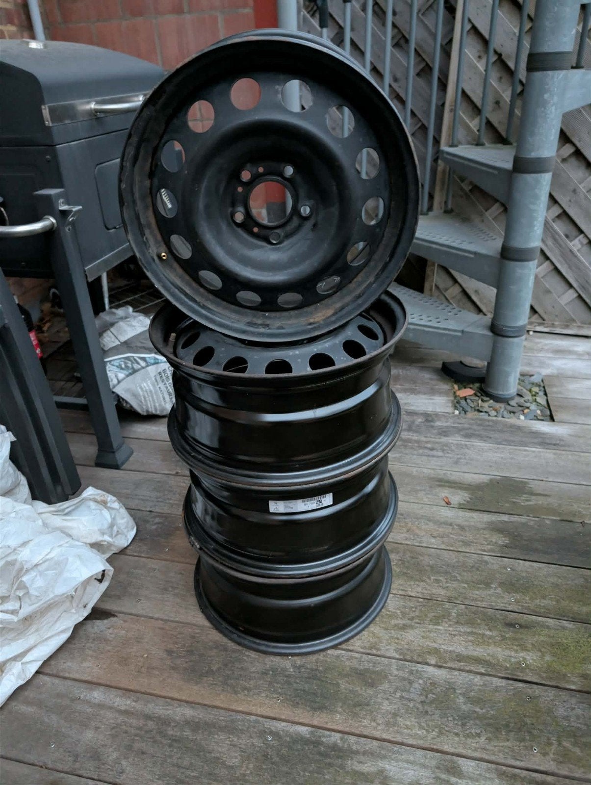 Jantes en tôle, Auto-onderdelen, Banden en Velgen, Ophalen, Gebruikt, 16 inch, Velg(en)
