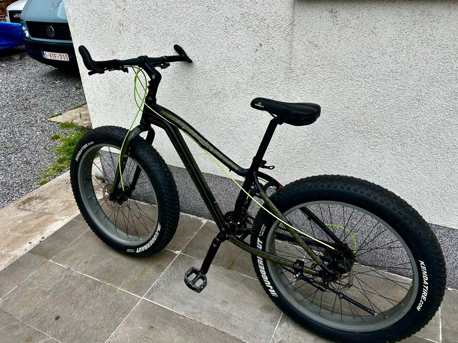 Fatbike mountainbike, Ophalen, Zo goed als nieuw