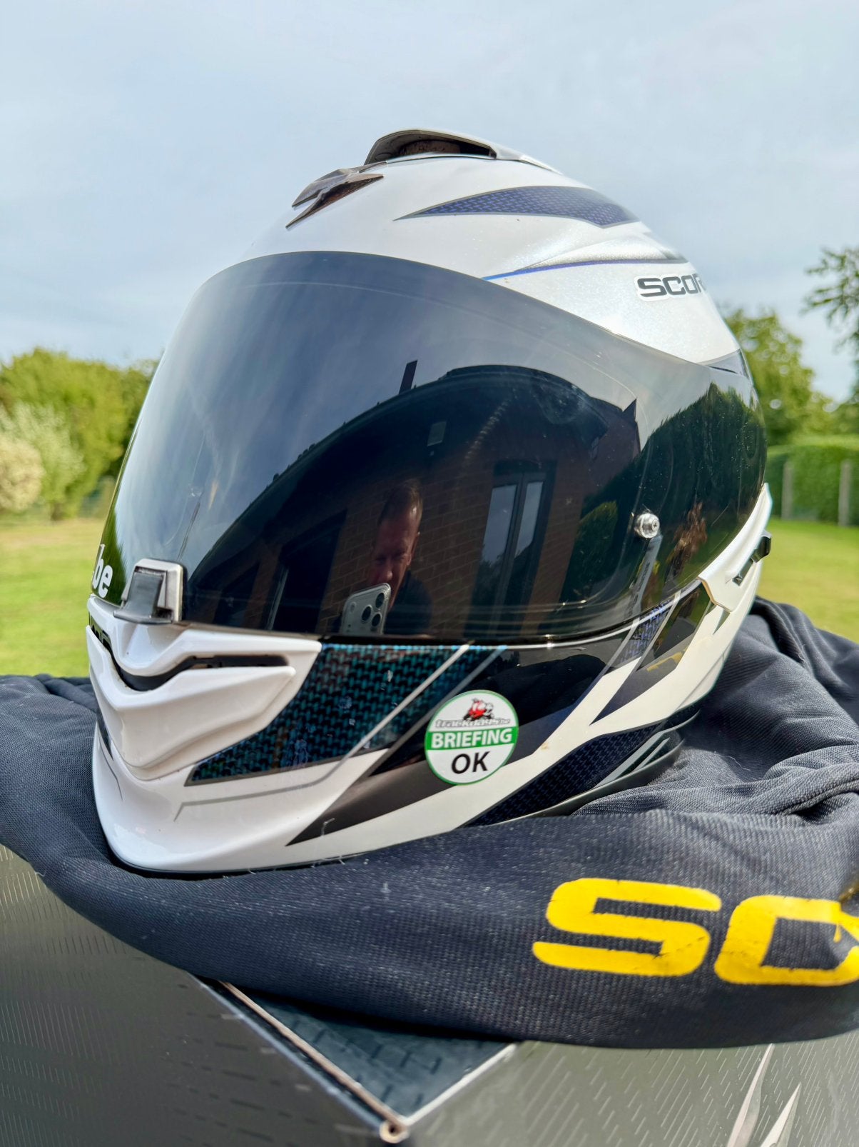 Casque SCORPION 1400 SIGNÉ SIMEON M, Enlèvement, L